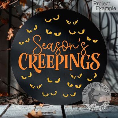 10163 Season's Creepings Stencil