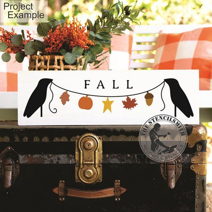 10169 Fall Crow Stencils