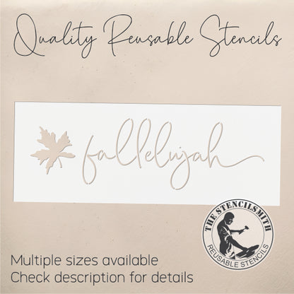 10178 Fallelujah Stencil - The Stencilsmith