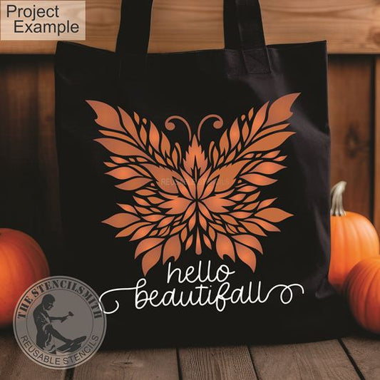 10183 Hello Beautifall Butterfly Stencil