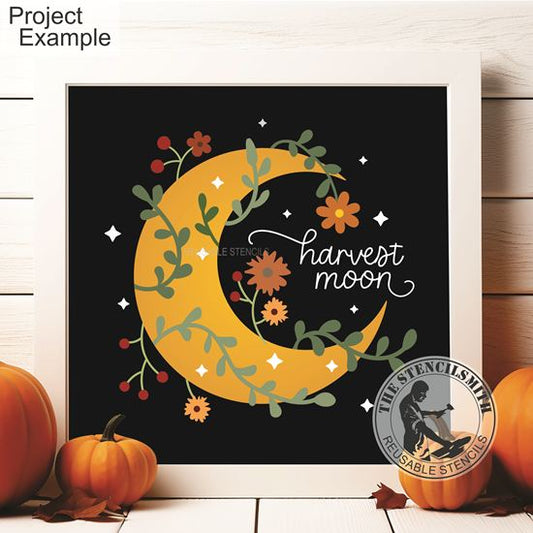 10188 Harvest Moon Stencil