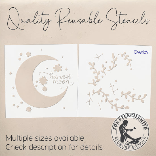 10188 Harvest Moon Stencil - The Stencilsmith
