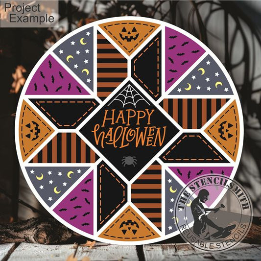 10194 Halloween Barn Quilt Stencil