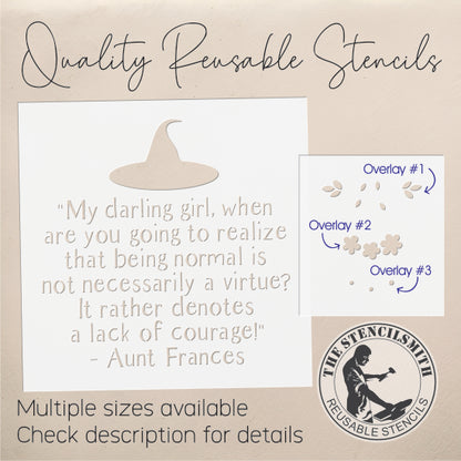 10195 My Darling Girl Stencil - The Stencilsmith