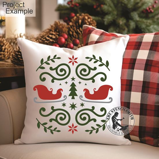 10207 Christmas Decorative Stencils