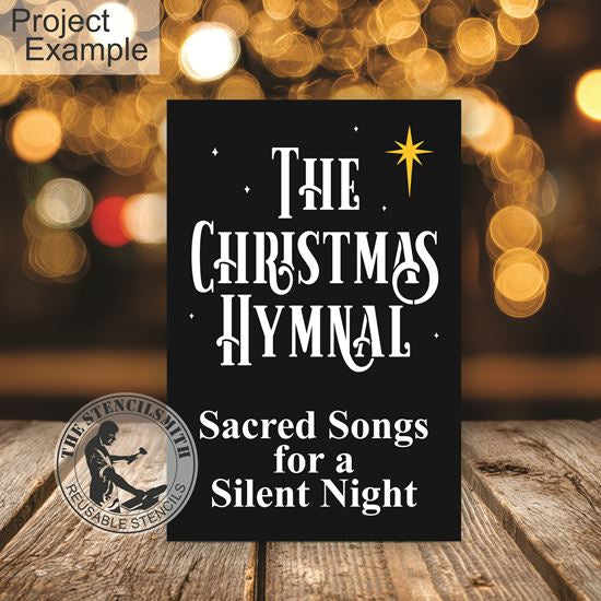 10213 Christmas Book Stencils