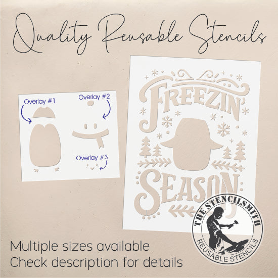 10215 Freezin' Season Penguin Stencil - The Stencilsmith