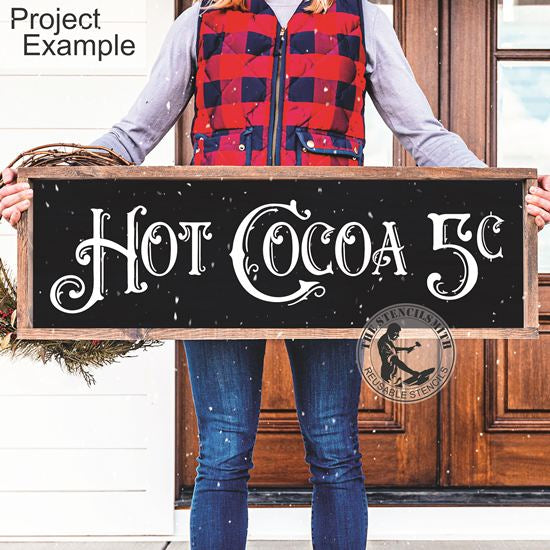 10216 Hot Cocoa 5c Stencil