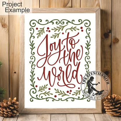 10222 Joy To The World Stencil