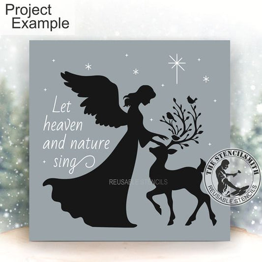 10229 Let Heaven And Nature Sing Stencil