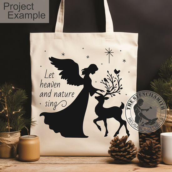 10229 Let Heaven And Nature Sing Stencil