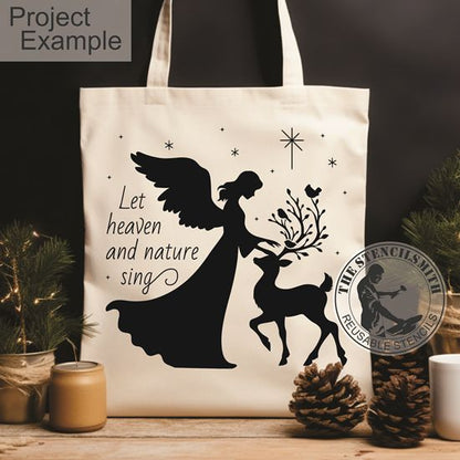 10229 Let Heaven And Nature Sing Stencil