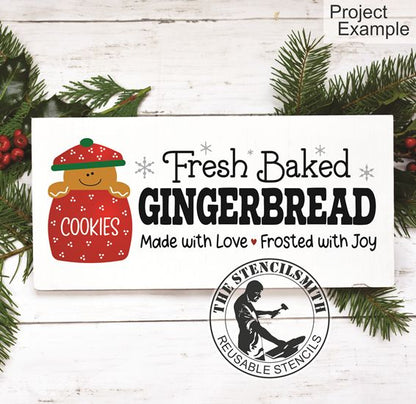 10230 Fresh Baked Gingerbread Stencil
