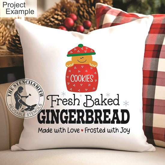 10230 Fresh Baked Gingerbread Stencil