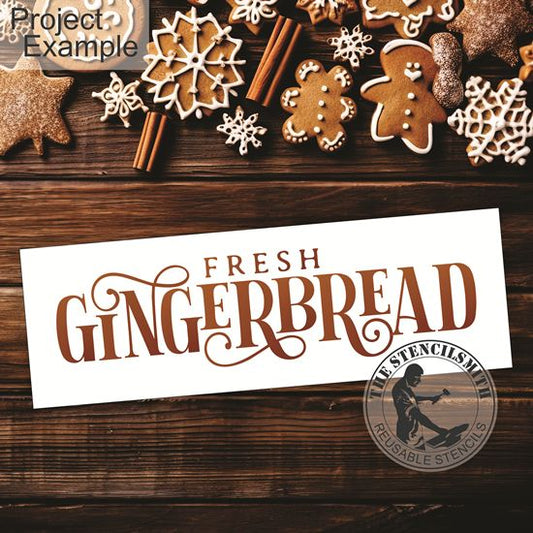 10231 Fresh Gingerbread Stencil