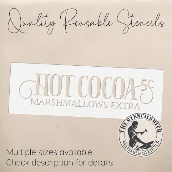 10233 Hot Cocoa Stencil - The Stencilsmith