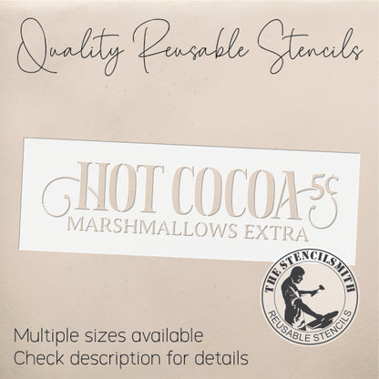 10233 Hot Cocoa Stencil - The Stencilsmith