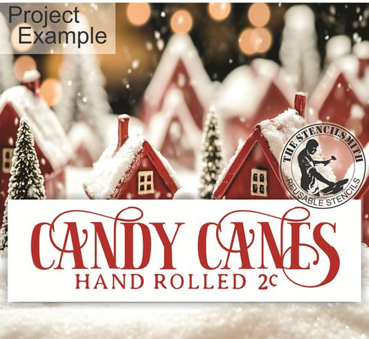 10234 Candy Canes Stencil