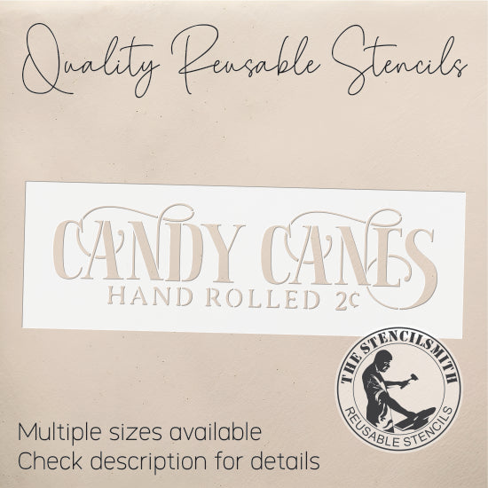 10234 Candy Canes Stencil - The Stencilsmith