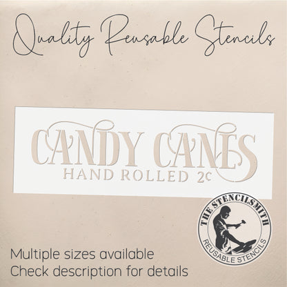 10234 Candy Canes Stencil - The Stencilsmith