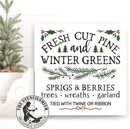 10248 Fresh Cut Pine Stencil