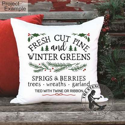 10248 Fresh Cut Pine Stencil