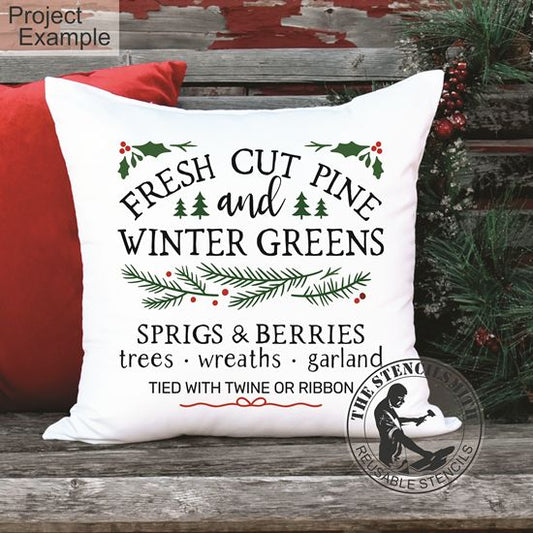 10248 Fresh Cut Pine Stencil