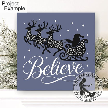 10253 Believe Stencil