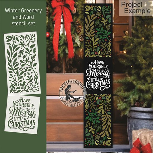 10255 Have Yourself A Merry Stencil Set