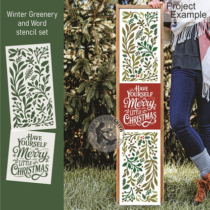 10255 Have Yourself A Merry Stencil Set
