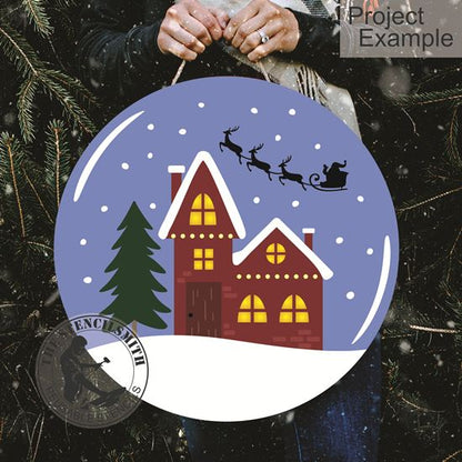 10256 Snow Globe Stencil