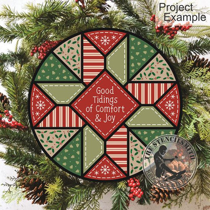 10258 Good Tidings Of Comfort & Joy Barn Quilt Stencil