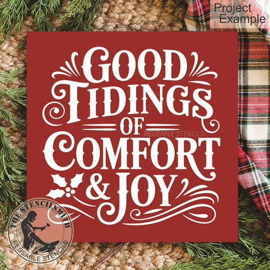 10265 Good Tidings Of Comfort & Joy Stencil