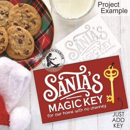 10274 Santa's Magic Key Stencil
