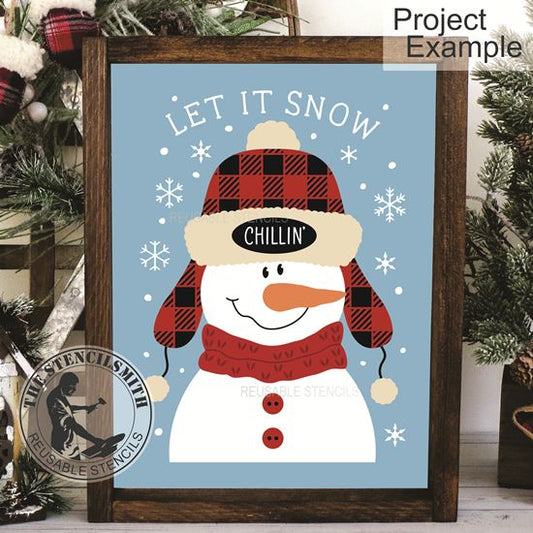10279 Let It Snow Stencil