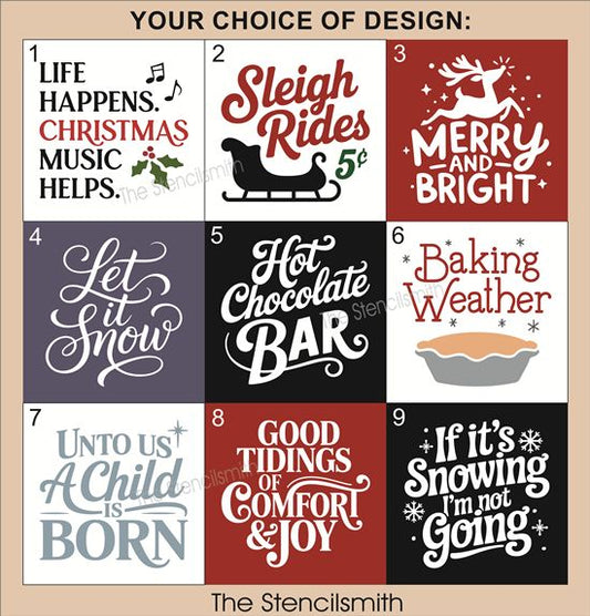 10280 Christmas Mini Stencils