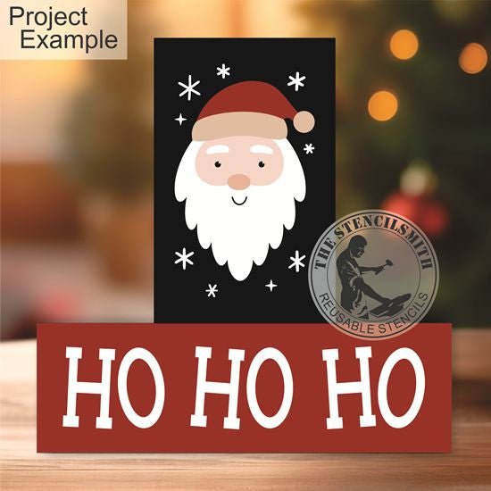 10287 Ho Ho Ho Santa Block Stencil Set