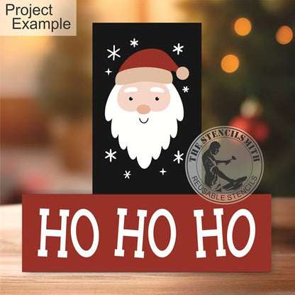 10287 Ho Ho Ho Santa Block Stencil Set