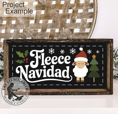 10289 Fleece Navidad Sheep Stencil