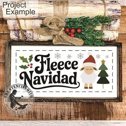 10289 Fleece Navidad Sheep Stencil