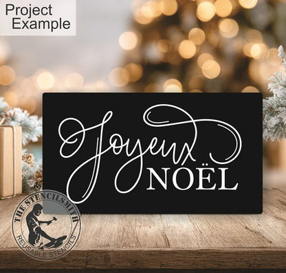 10292 Joyeux Noel Stencil
