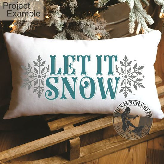 10301 Let It Snow Stencil