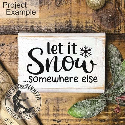 10304 Winter Humor Collection Stencil