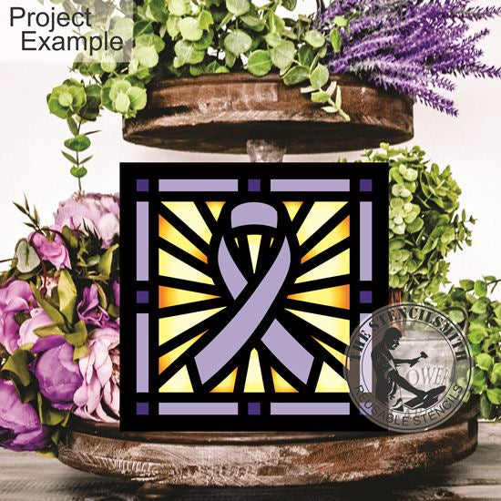 10307 Ribbon Stained Glass Stencil