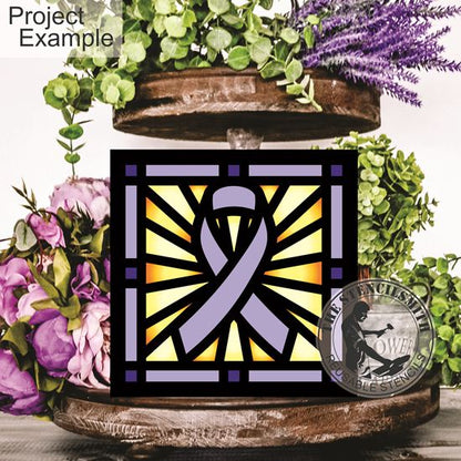 10307 Ribbon Stained Glass Stencil