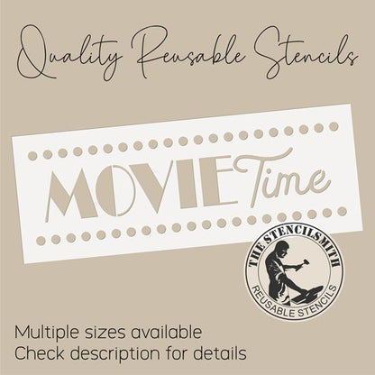 10311 Movie Time Stencil