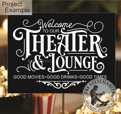 10313 Theater & Lounge Stencil