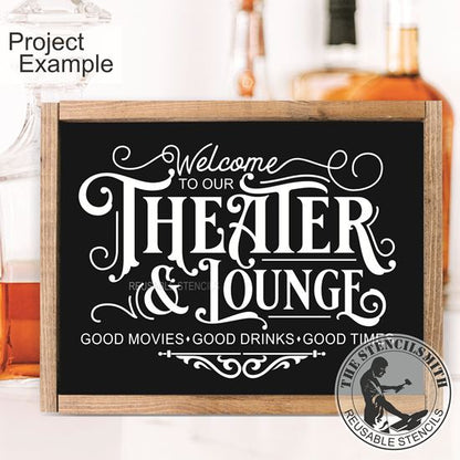 10313 Theater & Lounge Stencil