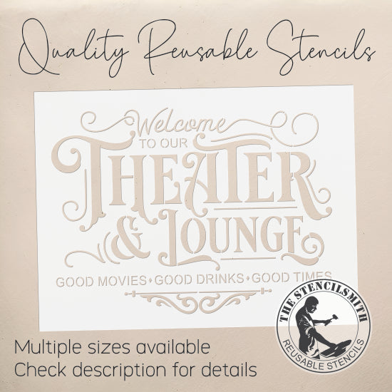 10313 Theater & Lounge Stencil - The Stencilsmith