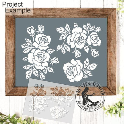 10323 Roses Stencil